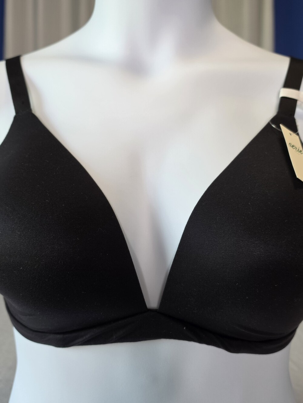 Aerie Real Sunnie Lined Wireless Back-Close T-Shirt Bra 38DD $49.95 NWT Black